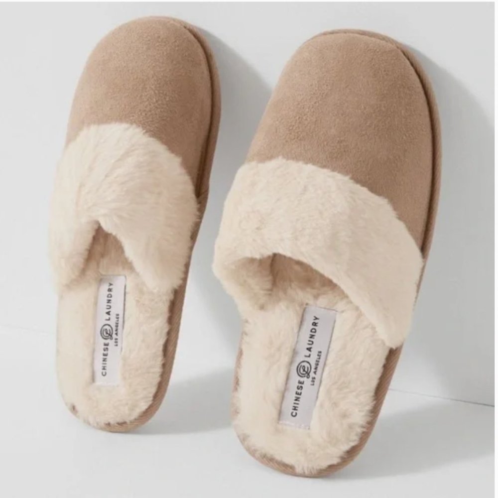Faux Fur Slippers by Chinese Laundry